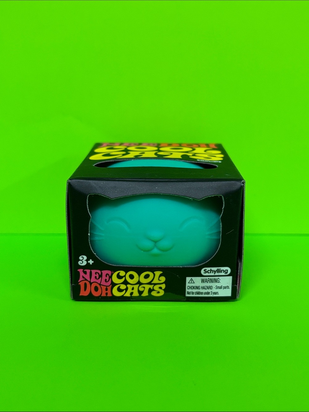 Needoh Cool Cats - Teal Squishy